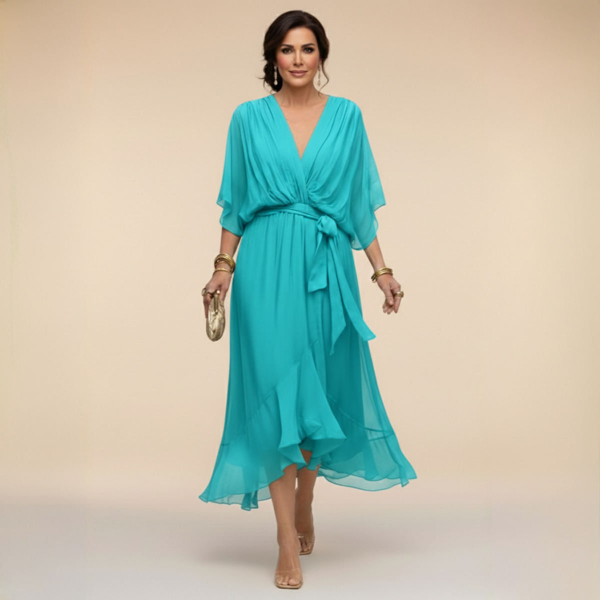 Lucía™ | Vestido Midi Elegante