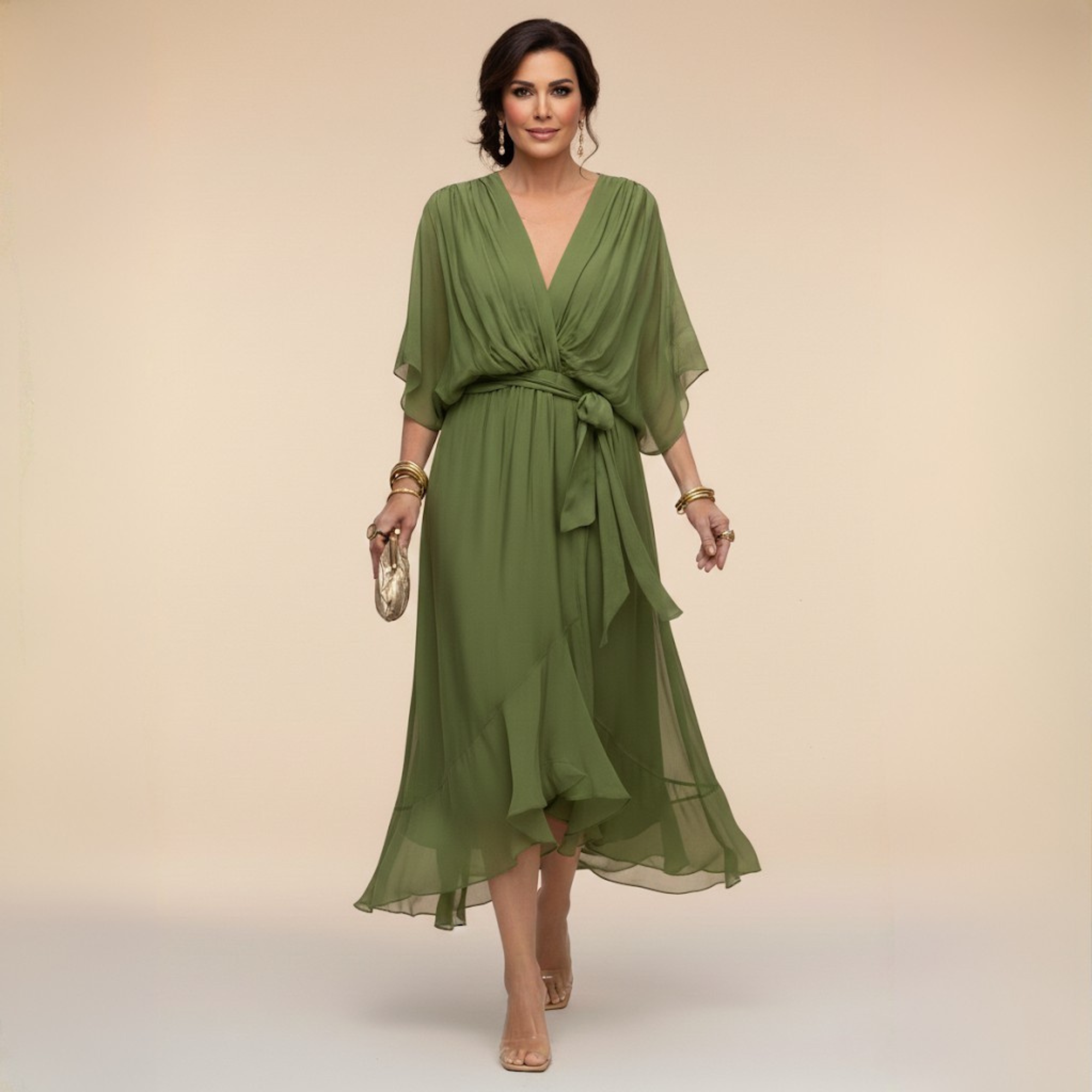 Lucía™ | Vestido Midi Elegante