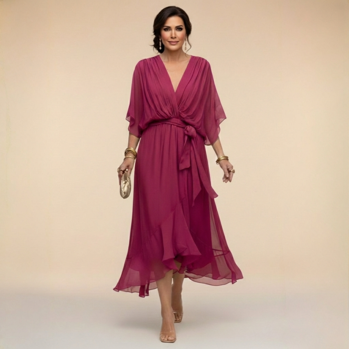 Lucía™ | Vestido Midi Elegante
