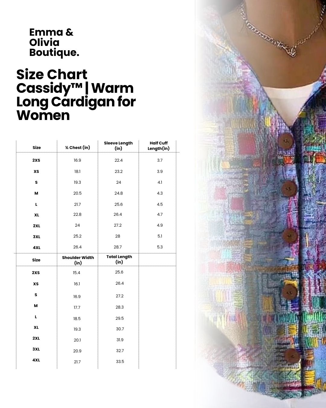 Cassidy™ | Cárdigan Largo y Cálido para Mujer