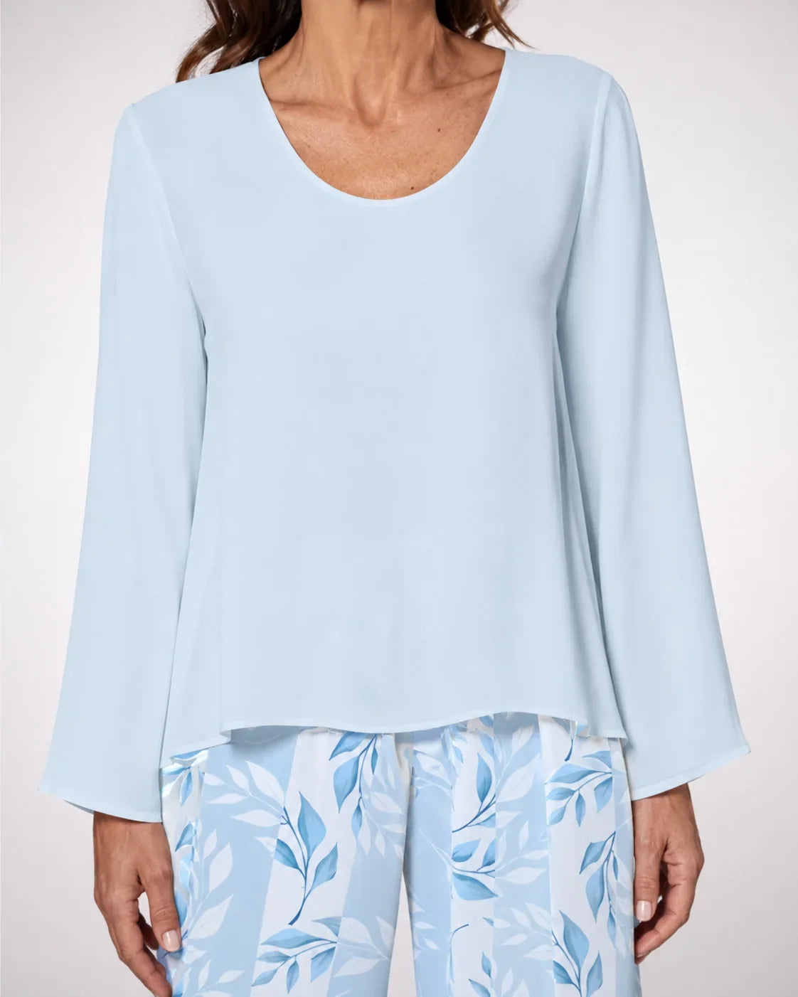 Wenceslada™ | Conjunto Floral Azul Cielo