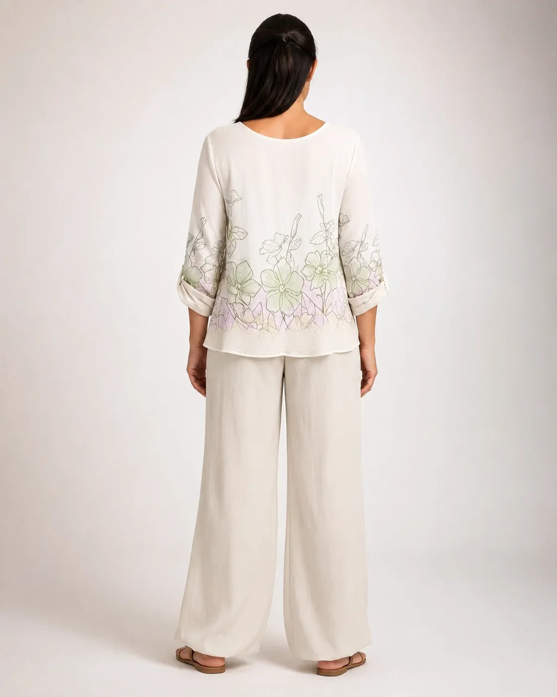Teodosia™ | Conjunto Floral Albaricoque