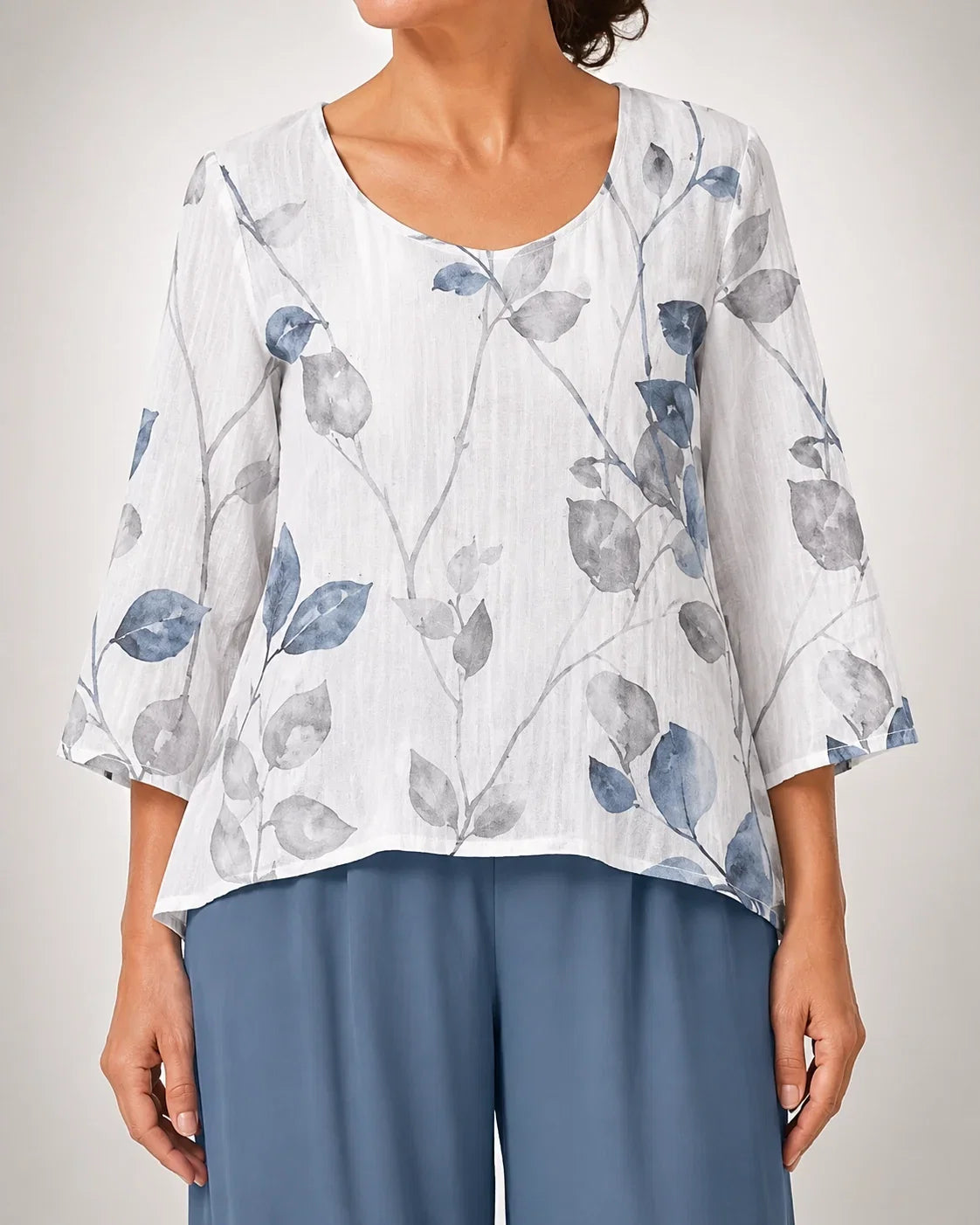 Filiberta™ | Conjunto Floral Azul Marino