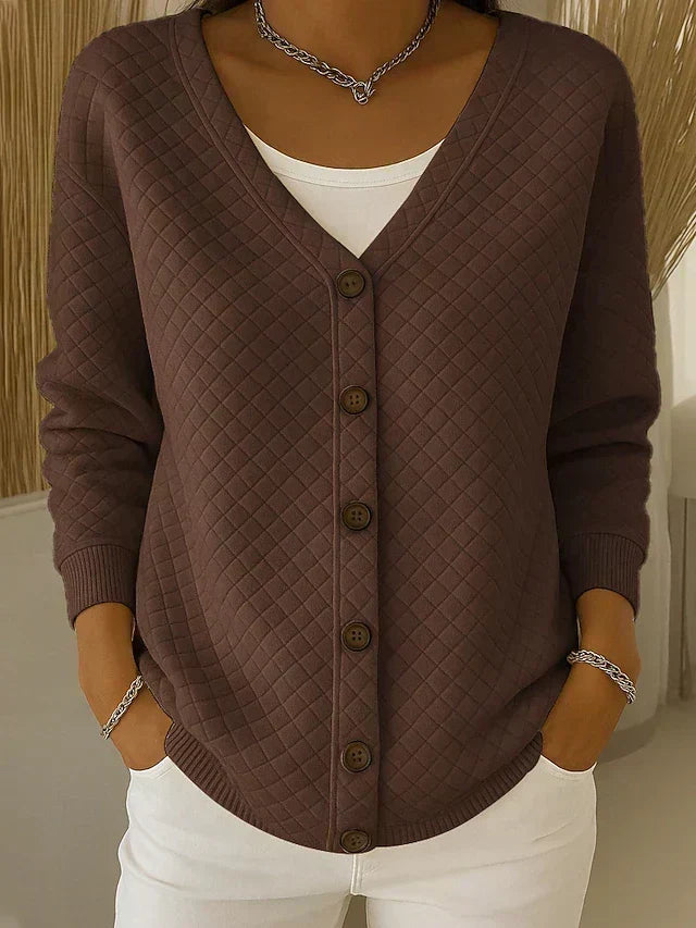 Leonor | Chaqueta de Punto Acolchada con Botones