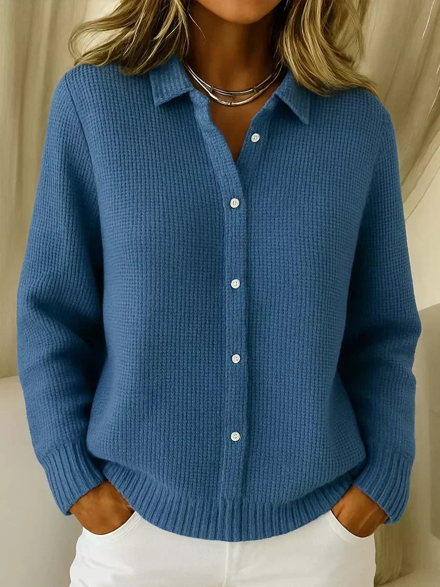 Carmela | Chaqueta de Punto Texturizada con Botones