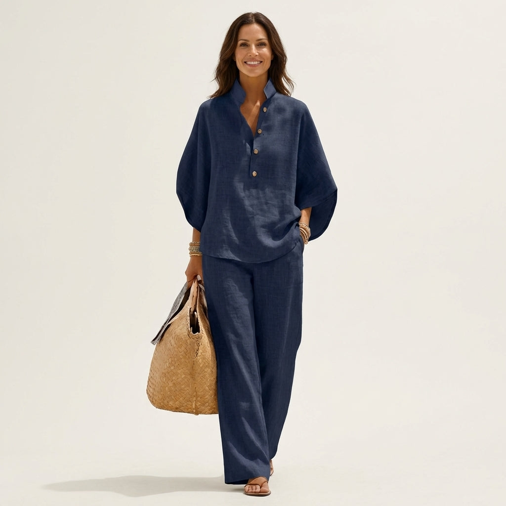 Luciana | Conjunto de Dos Piezas en Lino