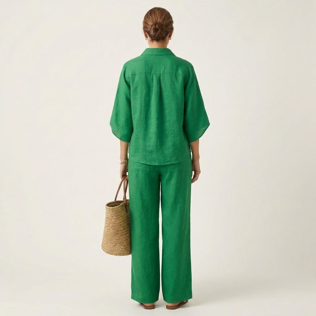 Luciana | Conjunto de Dos Piezas en Lino