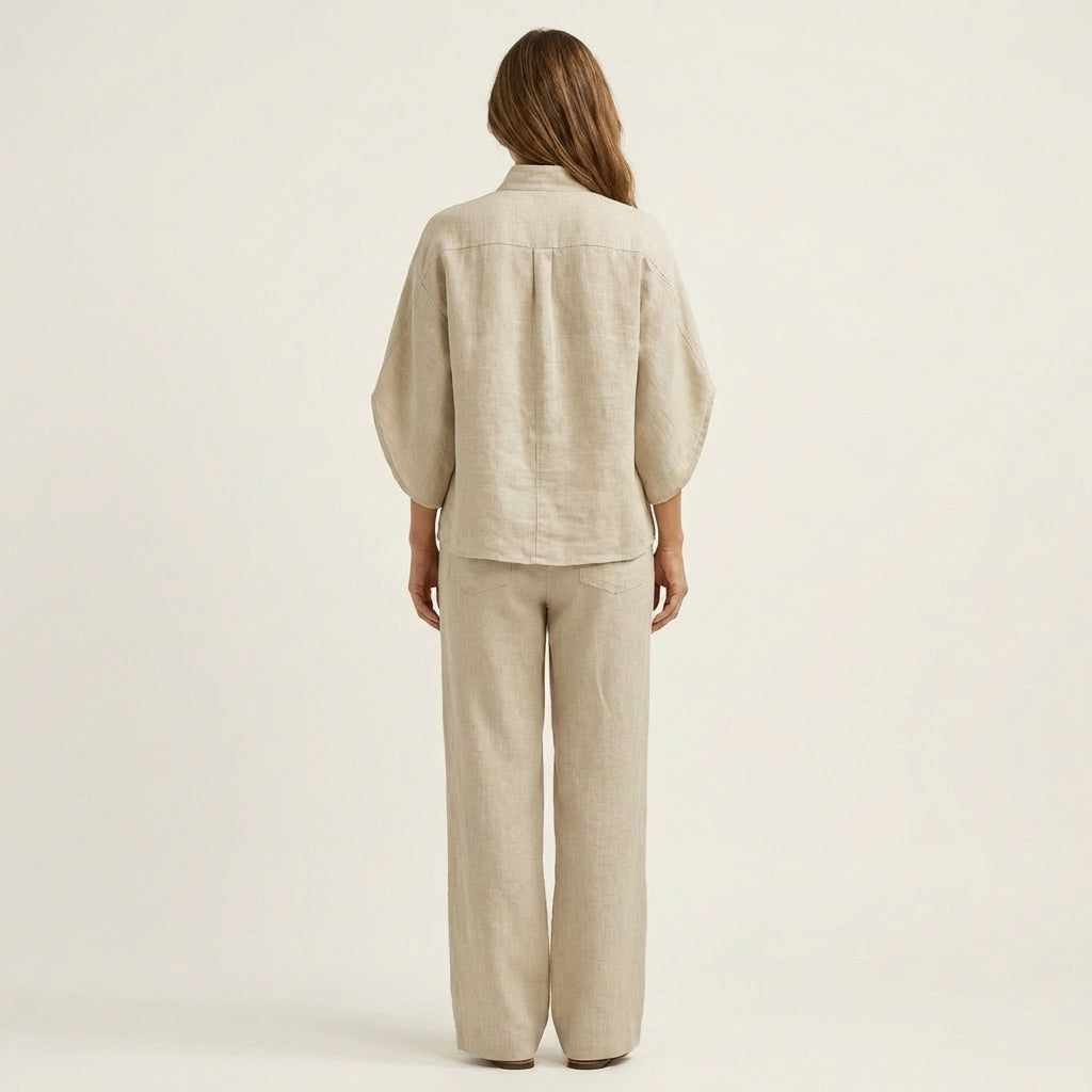 Luciana | Conjunto de Dos Piezas en Lino