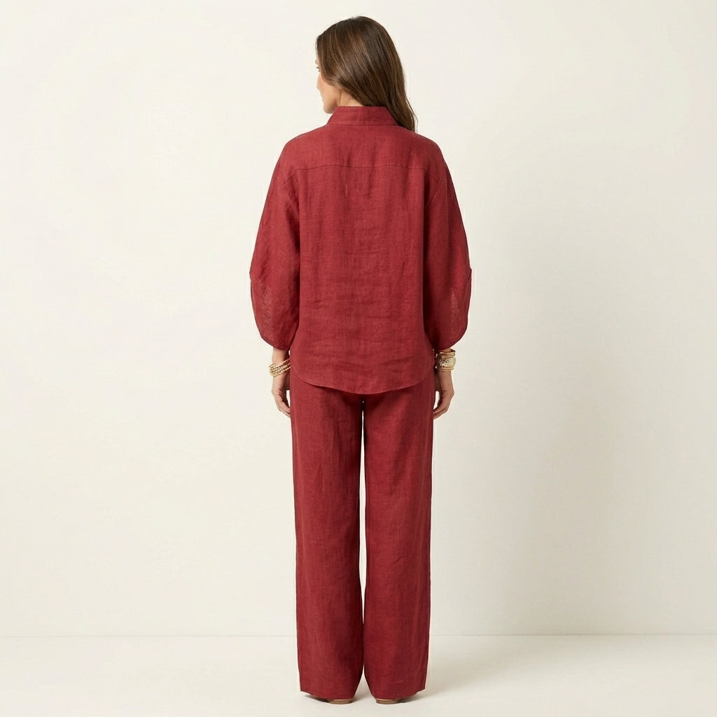 Luciana | Conjunto de Dos Piezas en Lino