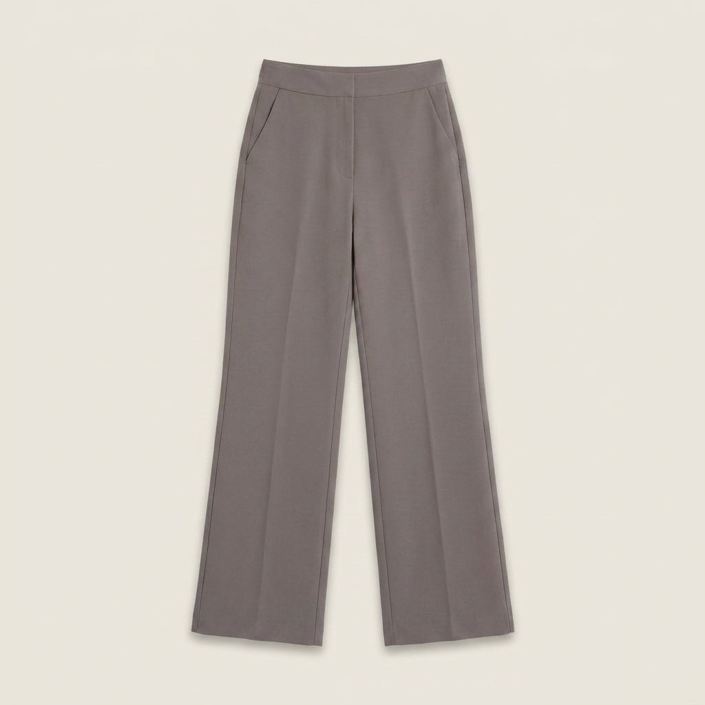 Elena™ | Pantalón Recto de Talle Alto