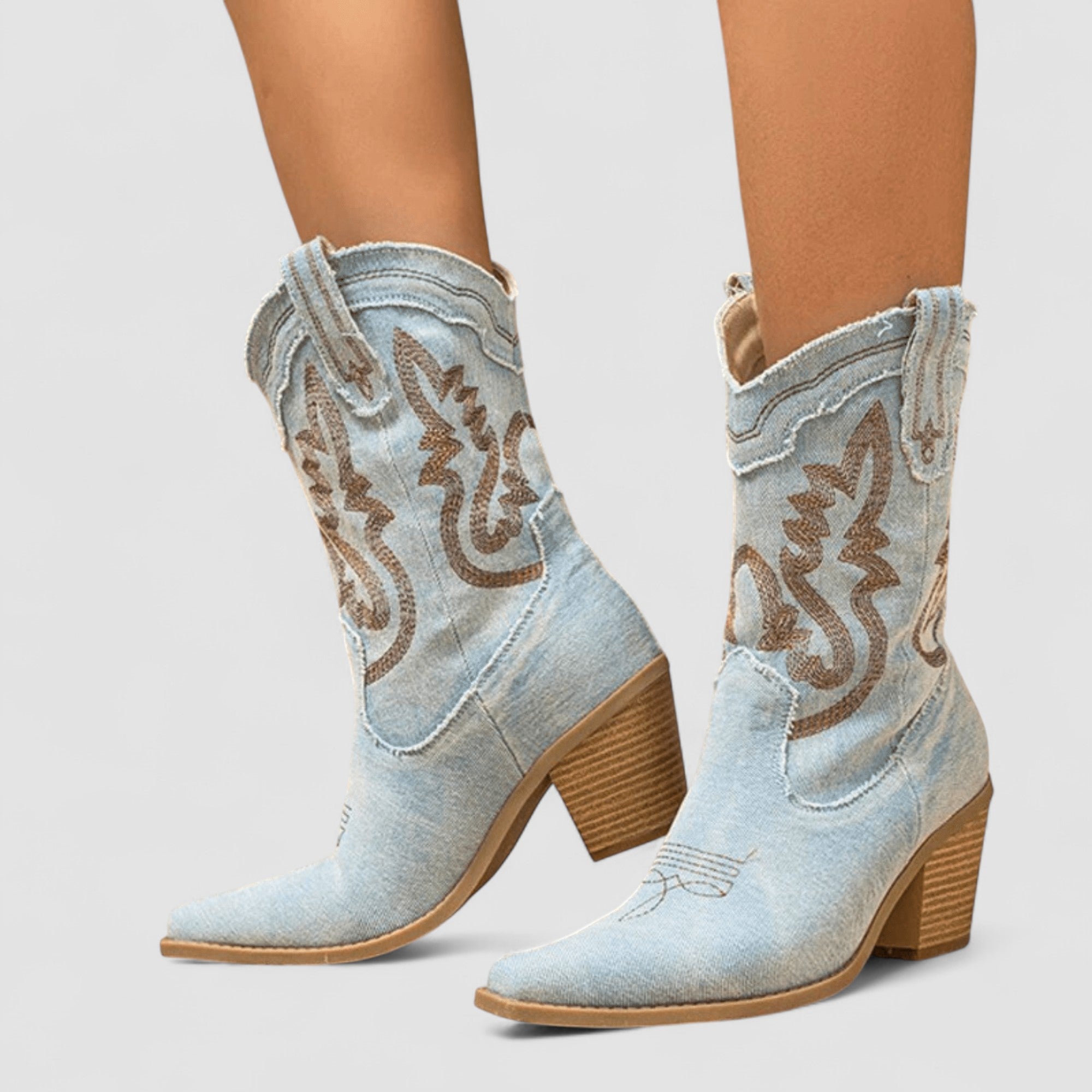 Cayetana | Botines Camperos Bordados